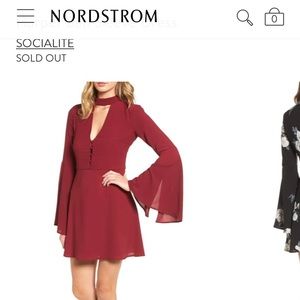 Socialite Harper Bell Sleeve Dress